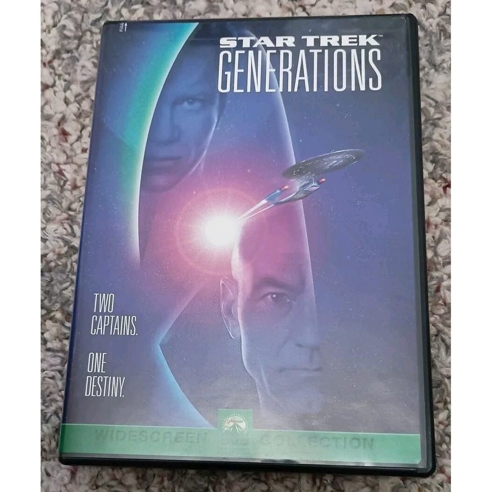 Star Trek Generations DVD 1994 Widescreen Patrick Stewart William Shatner